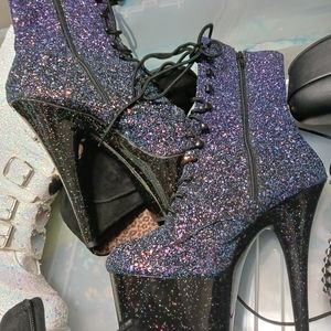 Pleaser stiletto boot pumps